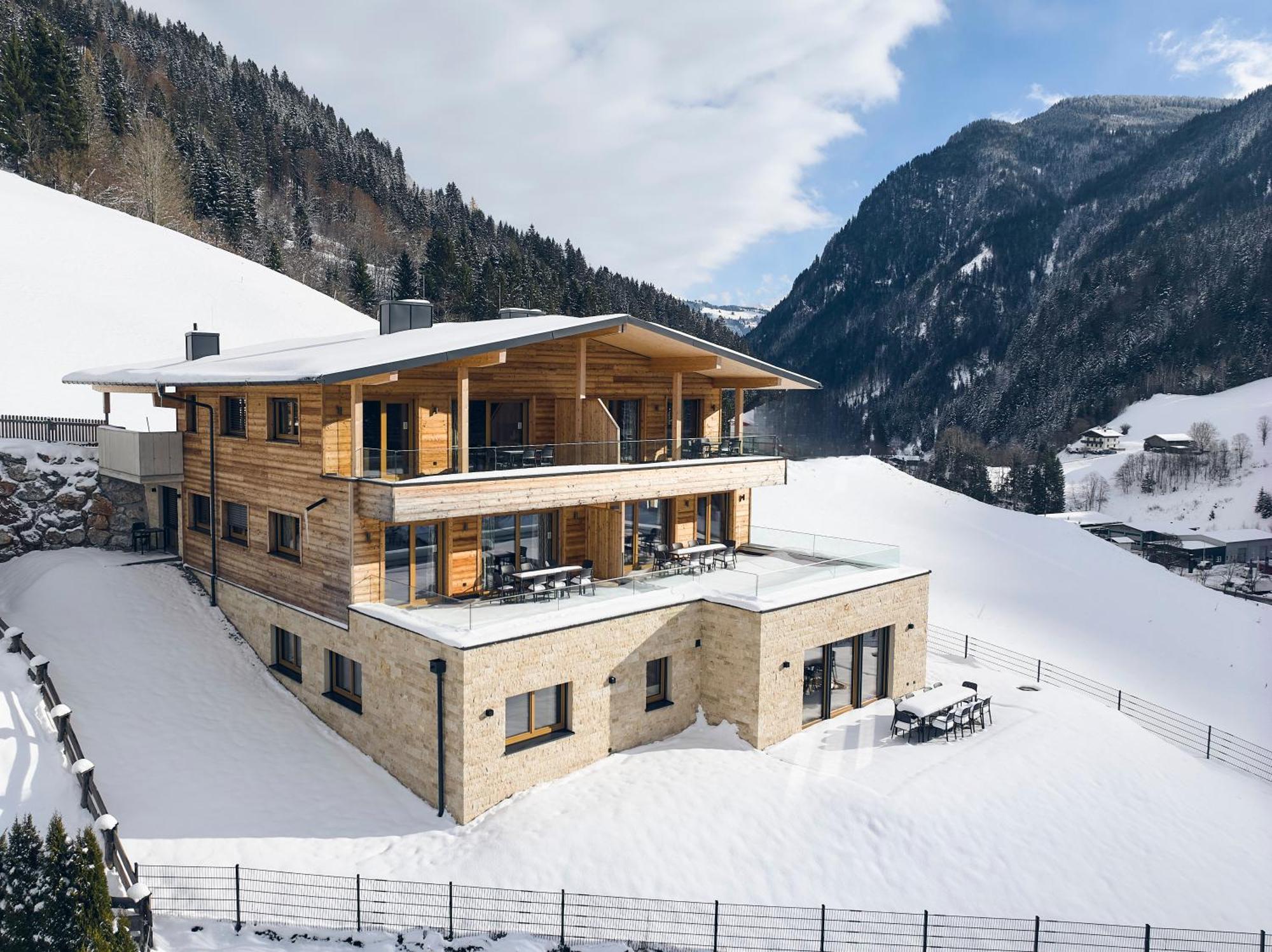 Alpenparks Chalet & Apartment Steve Lodge Viehhofen Luaran gambar
